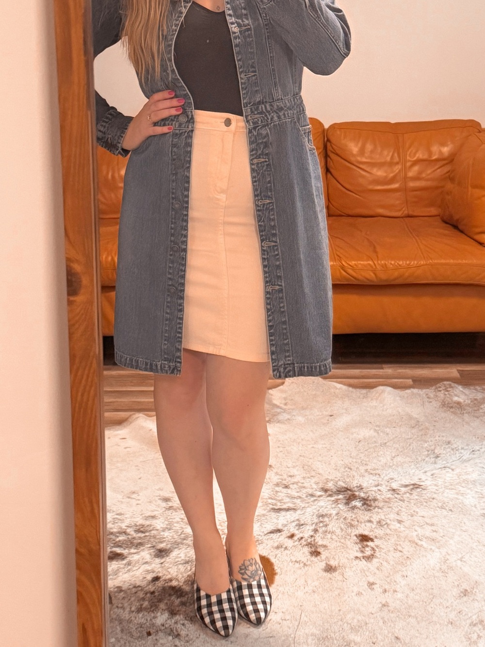 Vintage American Apparel Denim Skirt